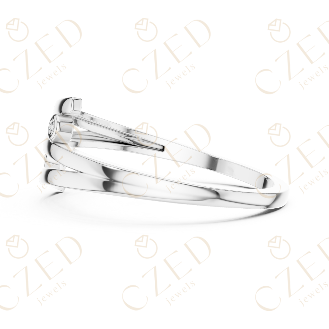Open cuff bracelet with sleek finish.