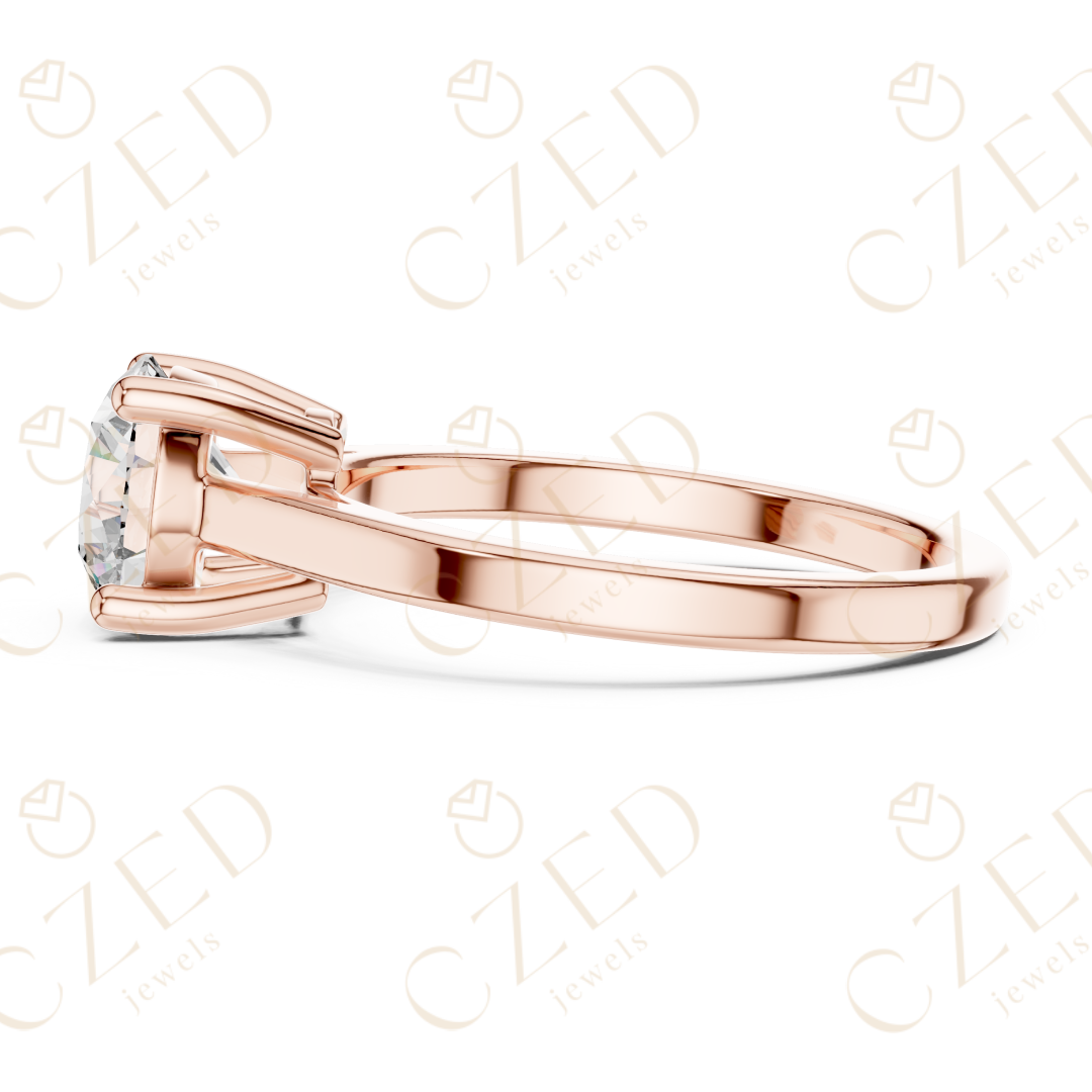 Round Cut Diamond Solitaire Ring