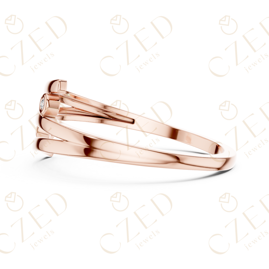 Slim gold chain bracelet with polished links.