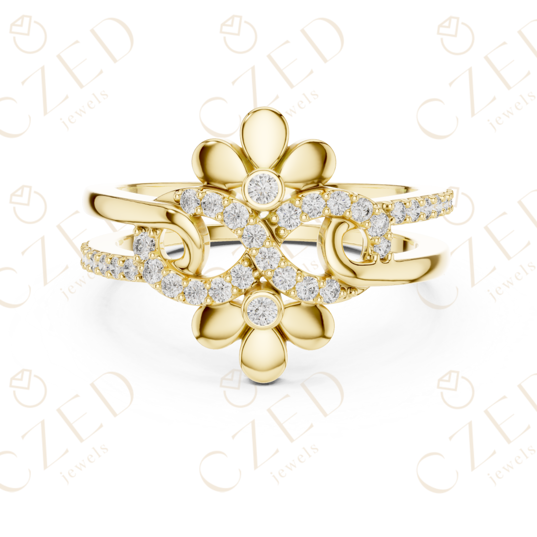Cushion-cut gemstone ring with refined design.