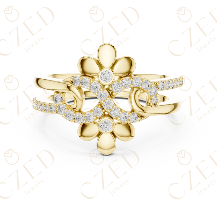 Cushion-cut gemstone ring with refined design.
