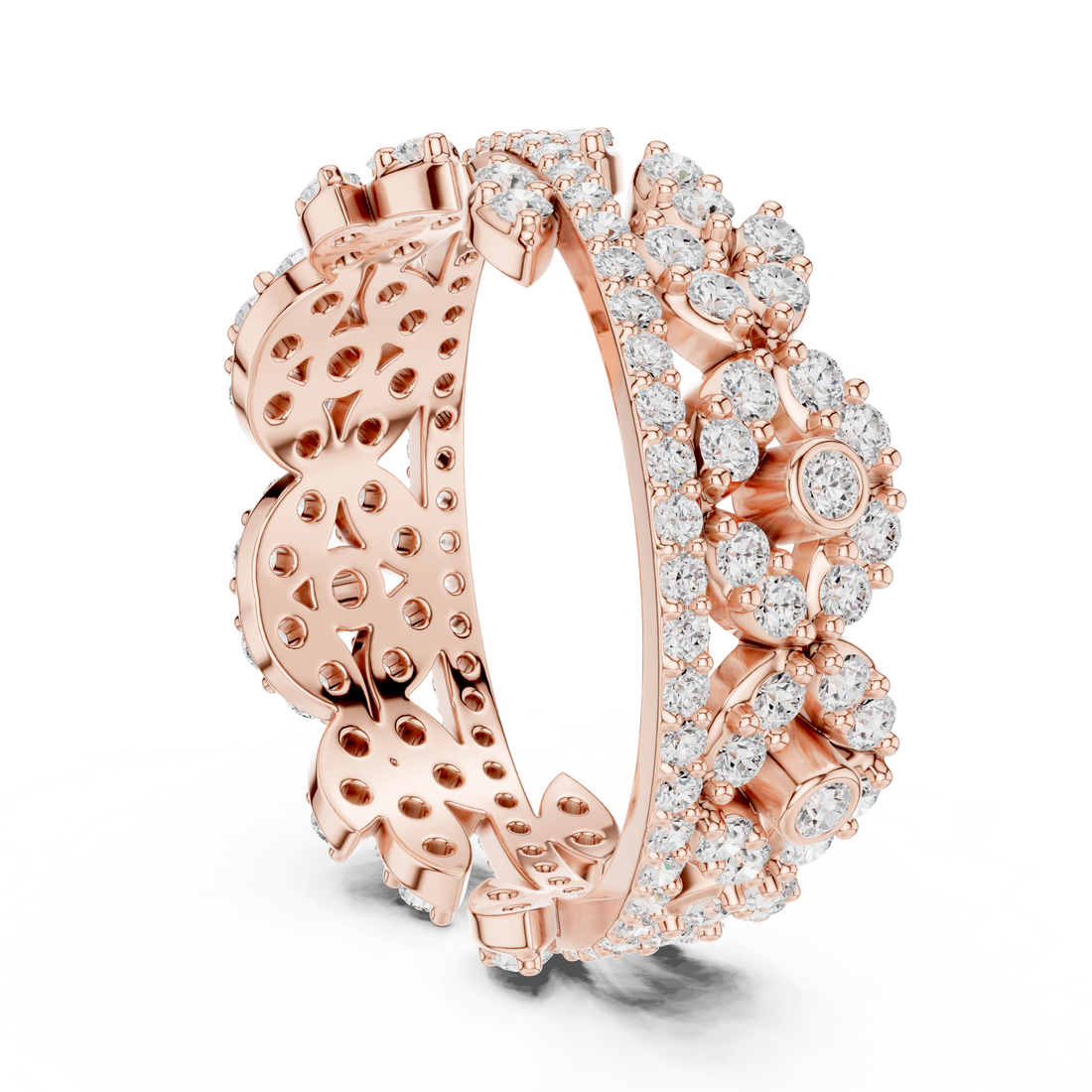 Elegant hoop earrings featuring textured gold surface.