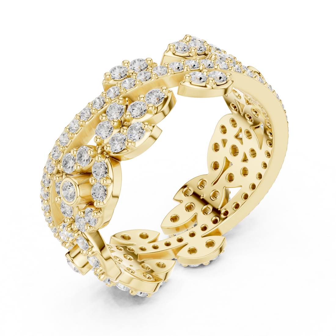 Elegant princess-cut diamond engagement ring with brilliant center stone and slim polished gold band.
